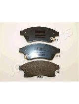 Japanparts PA-W12AF Колодки дисковые передние