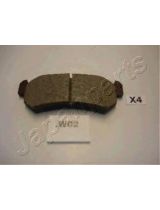 Japanparts PP-W02AF Колодки дисковые задние