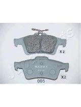 Japanparts PP-005AF Колодки дисковые задние