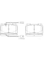 Patron PBP1334 Колодки дисковые передние
