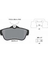 Textar 2457801 Колодки дисковые