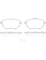 REMSA 156200 Колодки дисковые