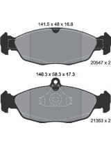 Textar 2054701 Колодки дисковые