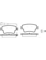 REMSA 119802 Колодки дисковые