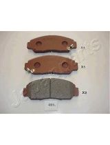 Japanparts PA-491AF Колодки дисковые передние