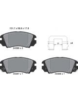 Textar 2458601 Колодки дисковые