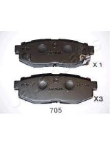 Japanparts PP-705AF Колодки дисковые задние