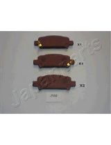 Japanparts PP-702AF Колодки дисковые задние