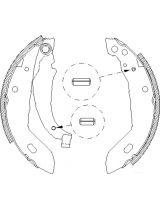 REMSA 408300 Колодки дисковые