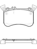 REMSA 146510 Колодки дисковые