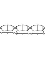 REMSA 045602 Колодки дисковые