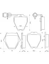 BOSCH 0 986 424 689 Колодки дисковые передние