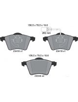 Textar 2341801 Колодки дисковые передние