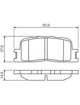 BOSCH 0 986 494 359 Колодки дисковые задние