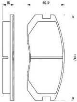 BOSCH 0 986 460 980 Колодки дисковые передние