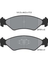 Textar 2310101 Колодки дисковые передние