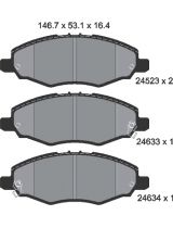 Textar 2452301 Колодки дисковые передние