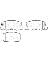 HSB HP9290 Колодки дисковые