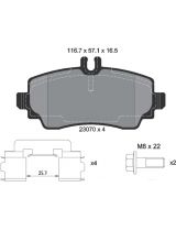 Textar 2307004 Колодки дисковые передние