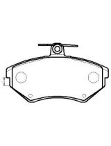 HSB HP8524 Колодки дисковые