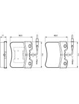 BOSCH 0 986 461 130 Колодки дисковые передние