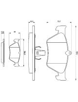 BOSCH 0 986 461 129 Колодки дисковые передние