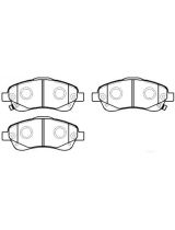 HSB HP9150 Колодки дисковые