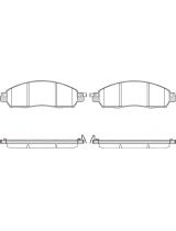 REMSA 161204 Колодки дисковые