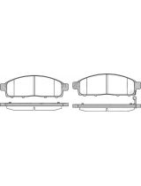 REMSA 027040 Колодки дисковые