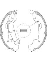 REMSA 414500 Колодки дисковые