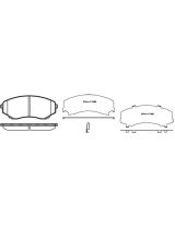 REMSA 039722 Колодки дисковые