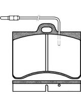 REMSA 008604 Колодки дисковые