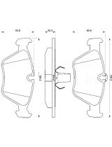 BOSCH 0 986 424 485 Колодки дисковые передние