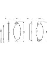BOSCH 0 986 424 511 Колодки дисковые передние