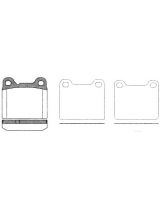 Stellox 268 010-SX Колодки дисковые задние