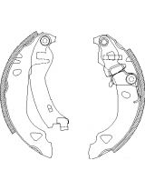 REMSA 430200 Колодки дисковые