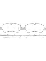 REMSA 152100 Колодки дисковые