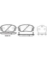 REMSA 130202 Колодки дисковые