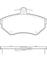 TRW GDB1266 Колодки дисковые передние