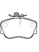 HSB HP9829 Колодки дисковые