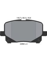 Textar 2452201 Колодки дисковые