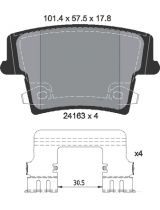 Textar 2416303 Колодки дисковые
