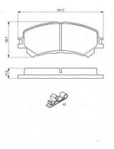 BOSCH 0 986 494 720 Колодки дисковые передние