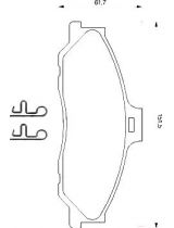 BOSCH 0 986 424 720 Колодки дисковые передние