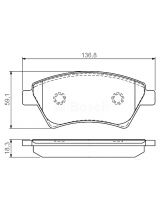 BOSCH 0 986 495 071 Колодки дисковые передние