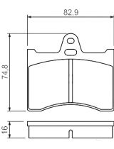BOSCH 0 986 463 890 Колодки дисковые задние