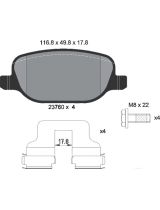 Textar 2376002 Колодки дисковые