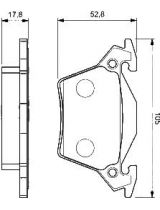BOSCH 0 986 460 002 Колодки дисковые задние