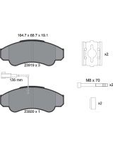 Textar 2391901 Колодки дисковые передние