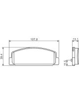 BOSCH 0 986 424 817 Колодки дисковые задние